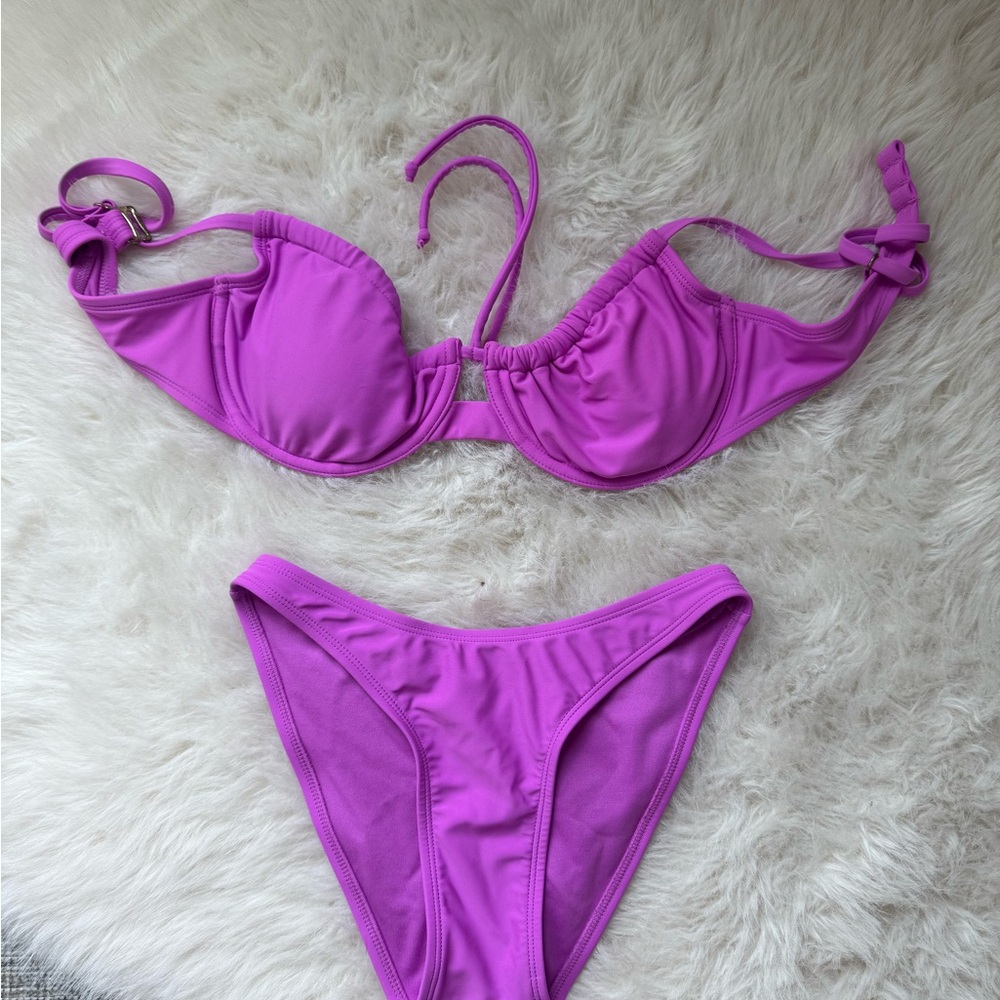 Wild Fable Bright Pink Bikini